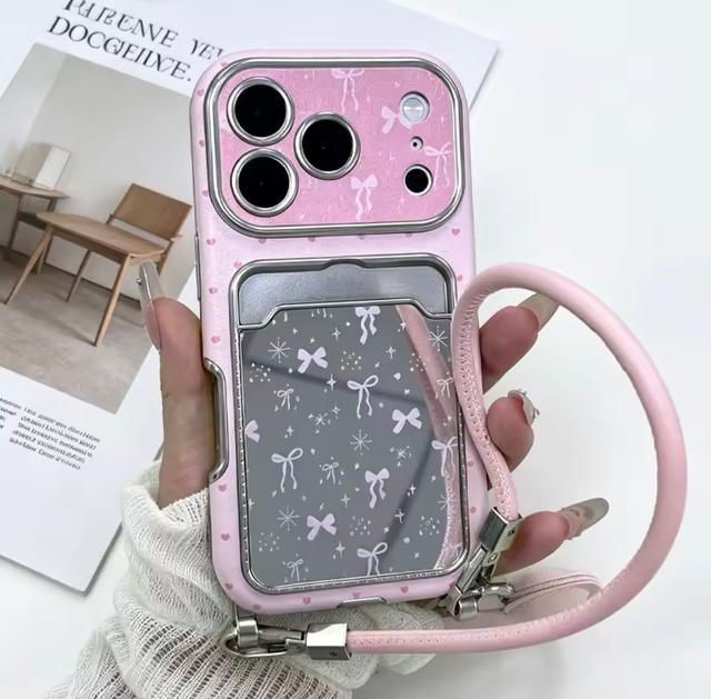 pink ribbon mirror جاکارتی c4893