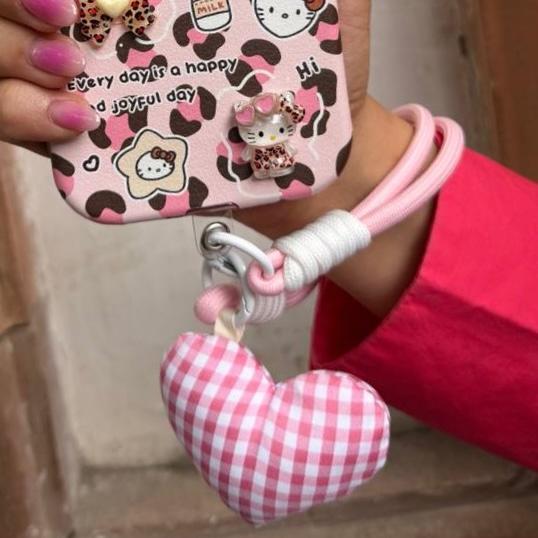 pink kitty leopard (بند) c4636