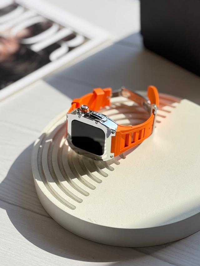 بند و گارد اپل واچ Titan Orange 