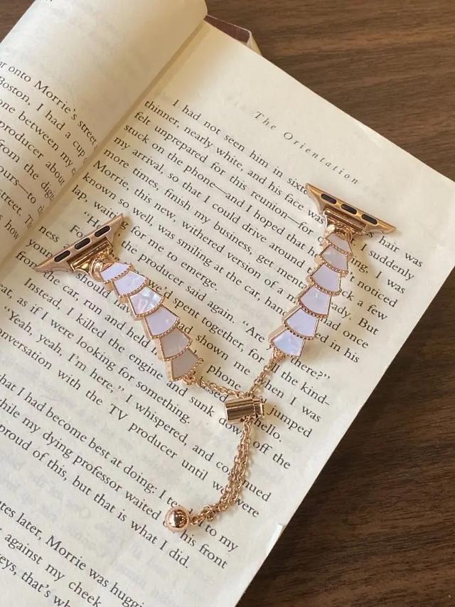 بند اپل واچ Luxury Pearl Chain 