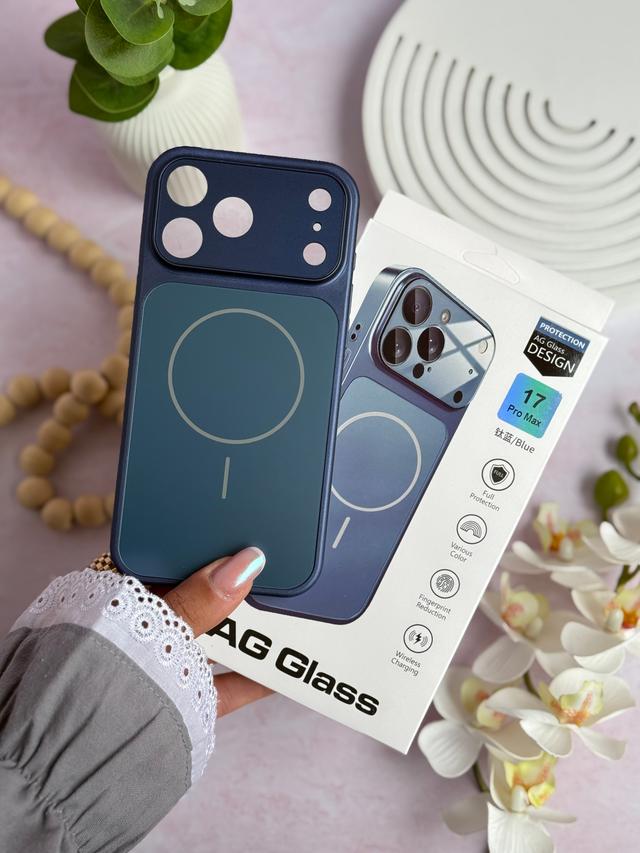 قاب AG GLASS ^ آبی تیره ^