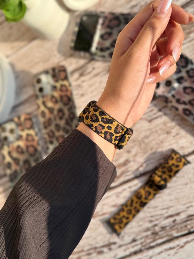 بند اپل واچ کشی طرح پلنگی